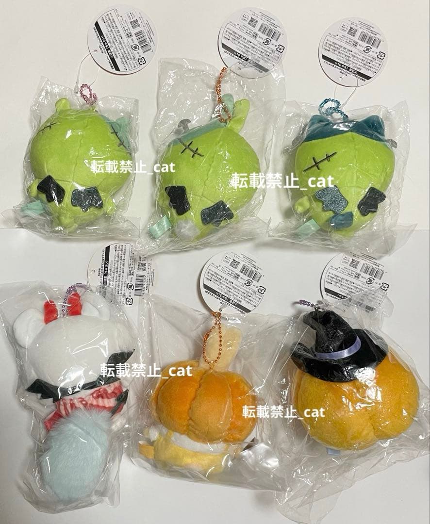ちいかわ　仮装たのしい～！マスコット　ゾンビ、かぼちゃ、デビル　初回生産品