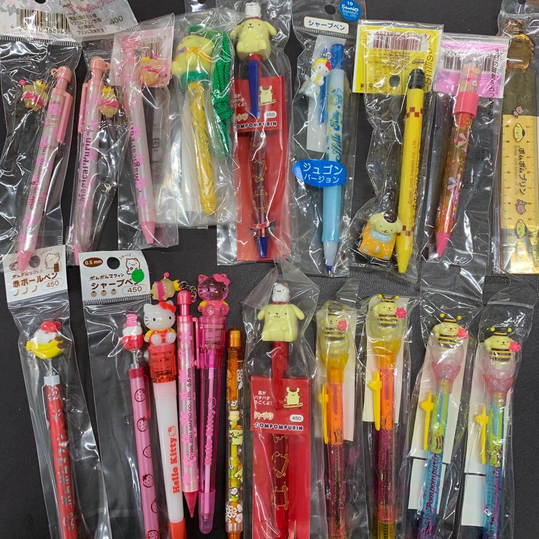 ポムポムプリン　ポムポムマフィン　キティ　昭和　レトロ　ボールペン　貴重　レア