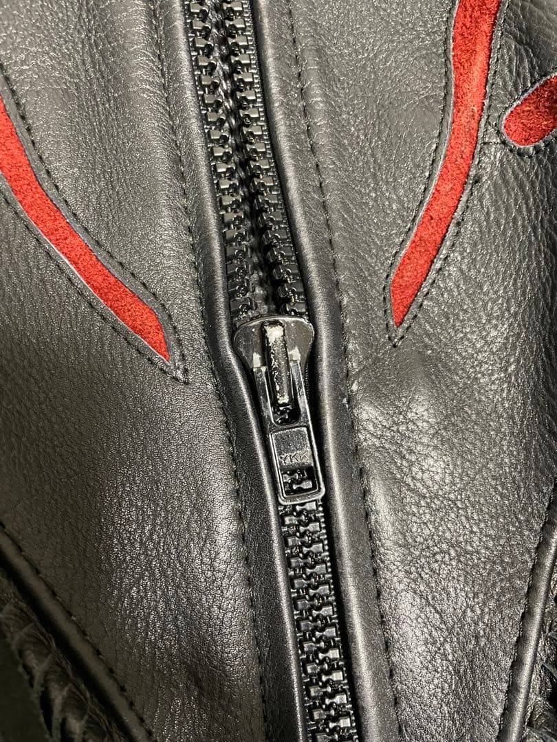 黒のシングルライダースジャケット M