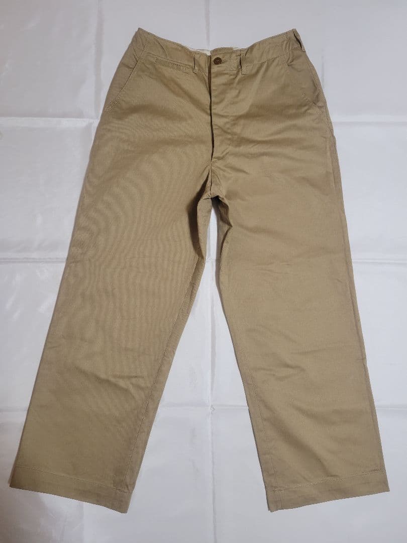 アオロン WAIPER 米軍 M45 チノ トラウザー カーキ ワイパー