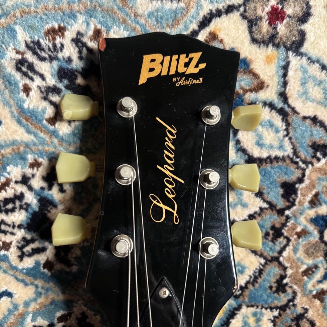 【レア】Blitz Leopard レスポール　ゴールドトップ　エレキギター