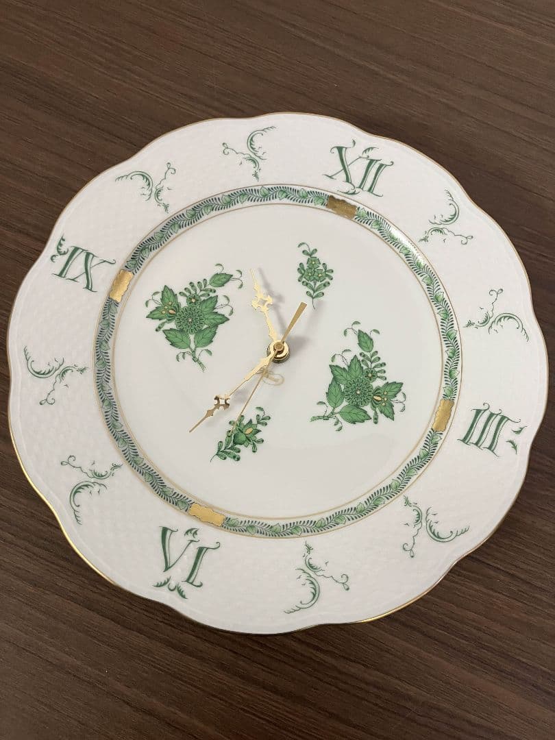 ヘレンド　ウィーンの薔薇　　時計