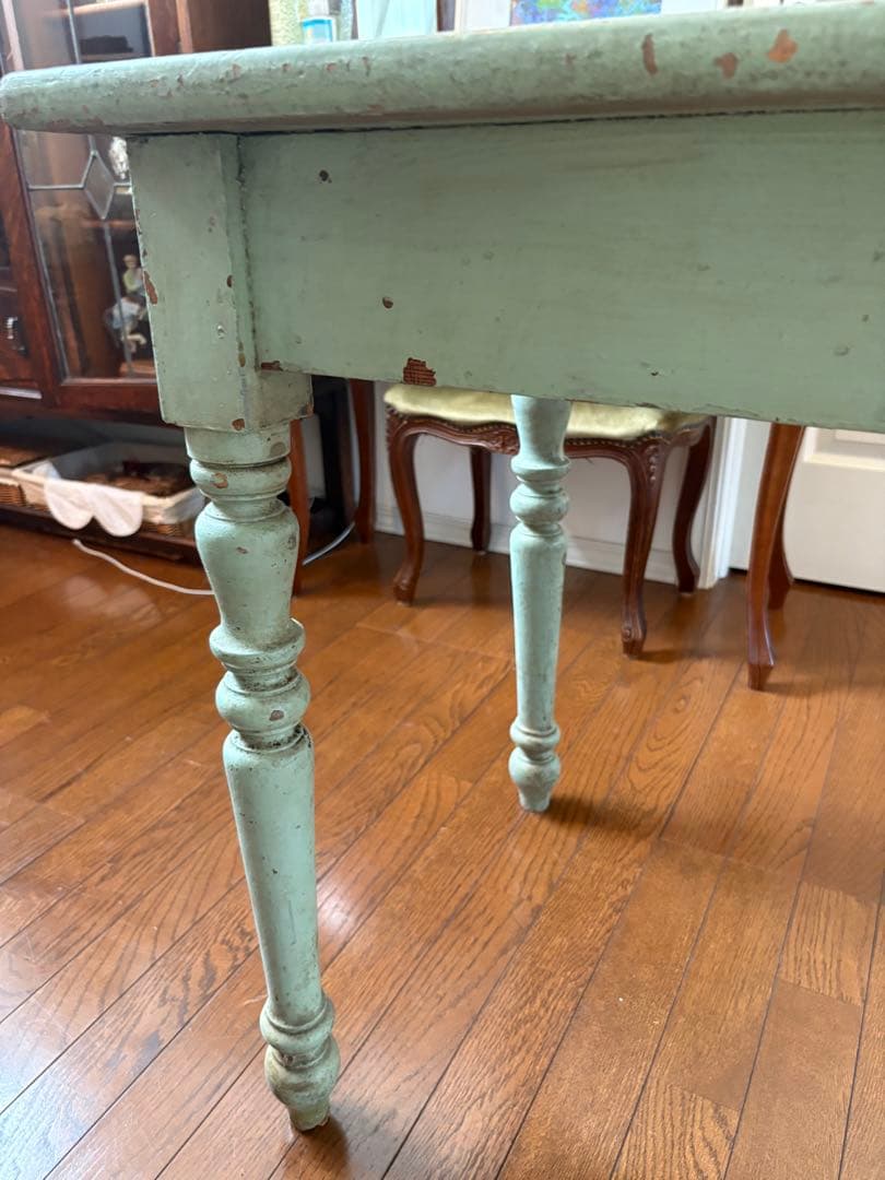 フランス製 ダイニングテーブル 作業台 テーブル 1940年代頃