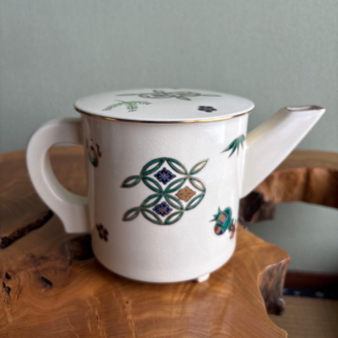 仁清七宝宝尽 水注 御室窯 茶道具 共箱