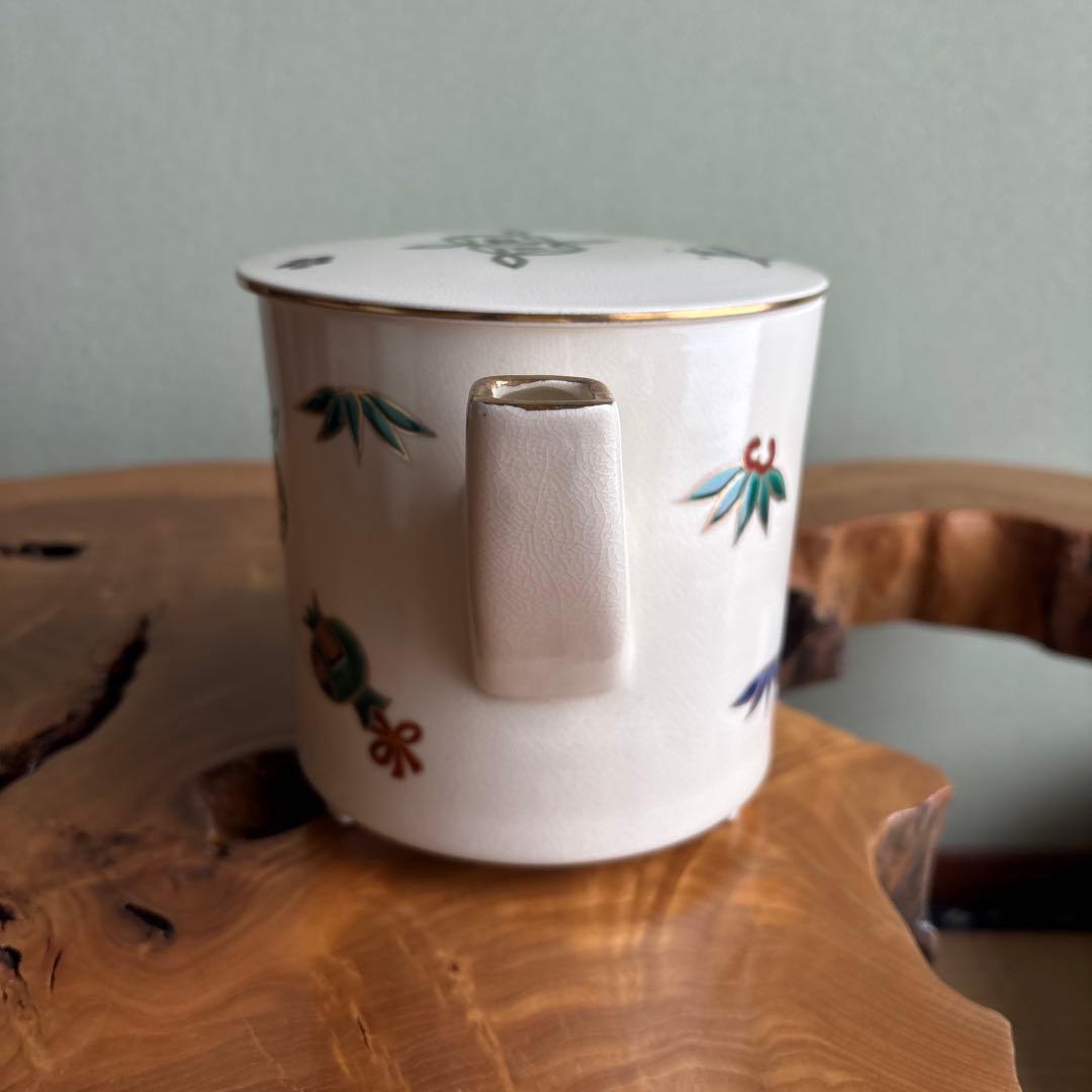 仁清七宝宝尽 水注 御室窯 茶道具 共箱