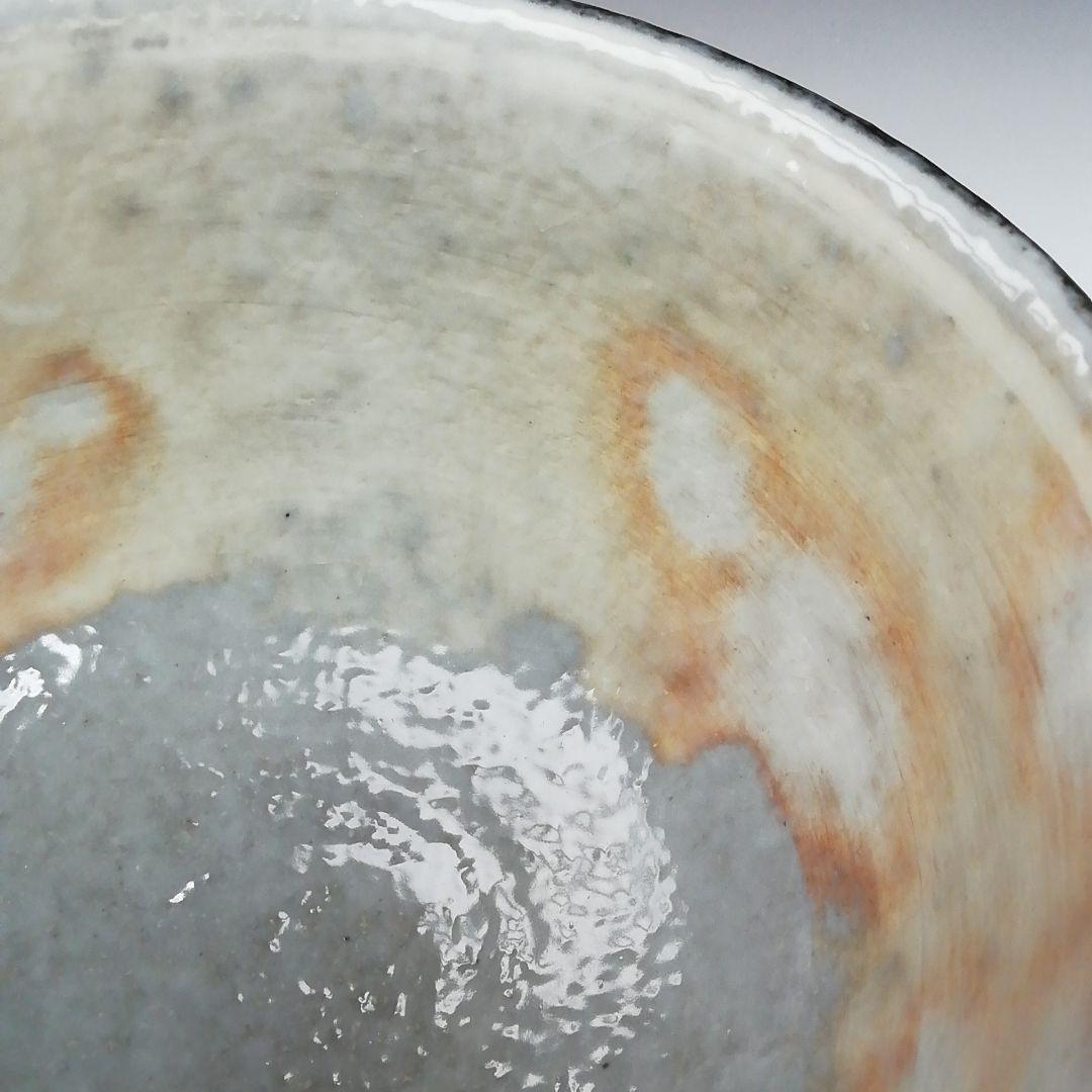 Ｔ６４８　茶碗　『菊』『浅見与し三 造』　共箱　抹茶碗　茶道具