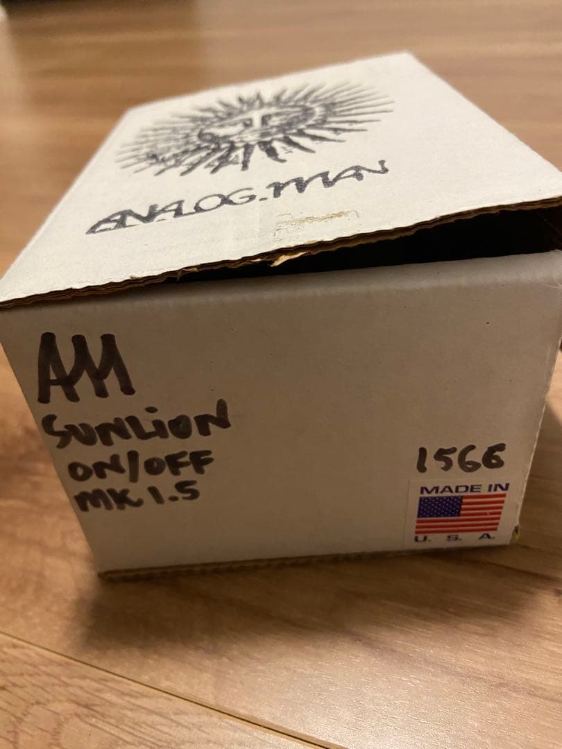 ANALOG.MAN SUN LION ファズ　エフェクター トーンベンダー