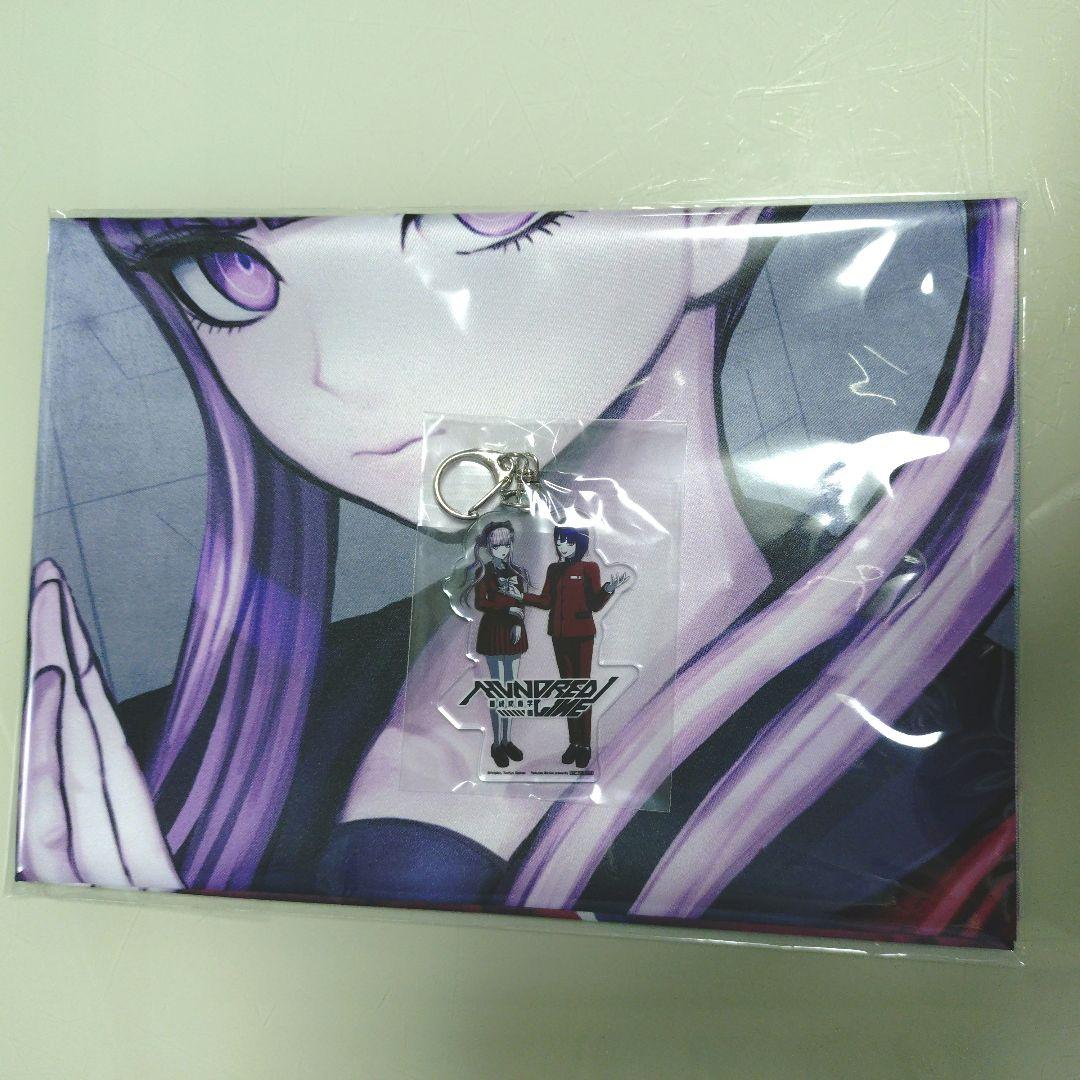 HUNDRED LINE 最終防衛学園 楽天ブックス特典布ポスターキーホルダー