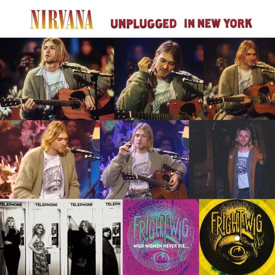 USA製 FRIGHTWIG カート・コバーン ニルバーナ Tシャツ M