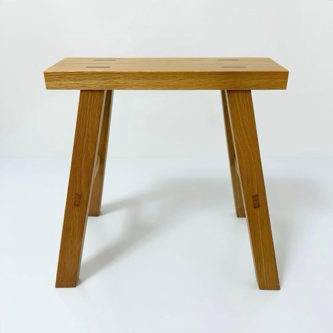 無印良品 MUJI ベンチ オーク材 小 廃盤品 スツール ①