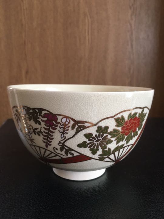 絵変わり　仁清茶碗セット（10客・ボール箱入）