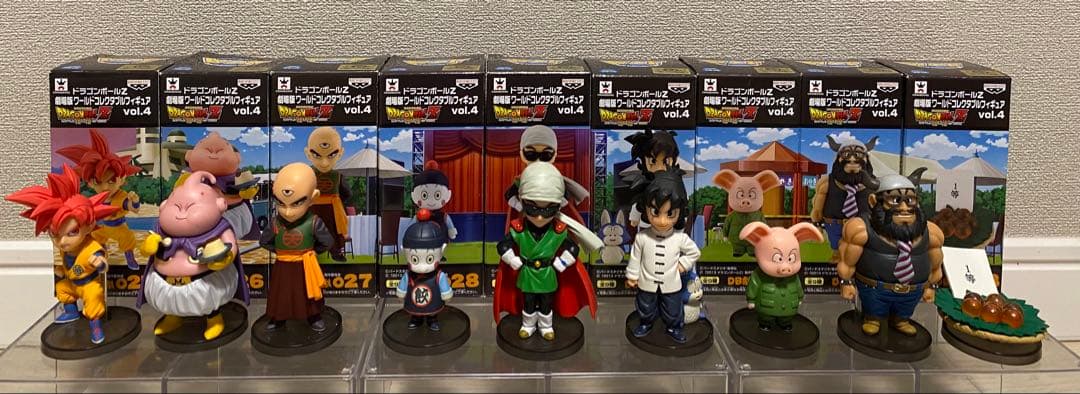 ドラゴンボールZ 劇場版 ワールドコレクタブルフィギュアvol.1 ・2・3・4