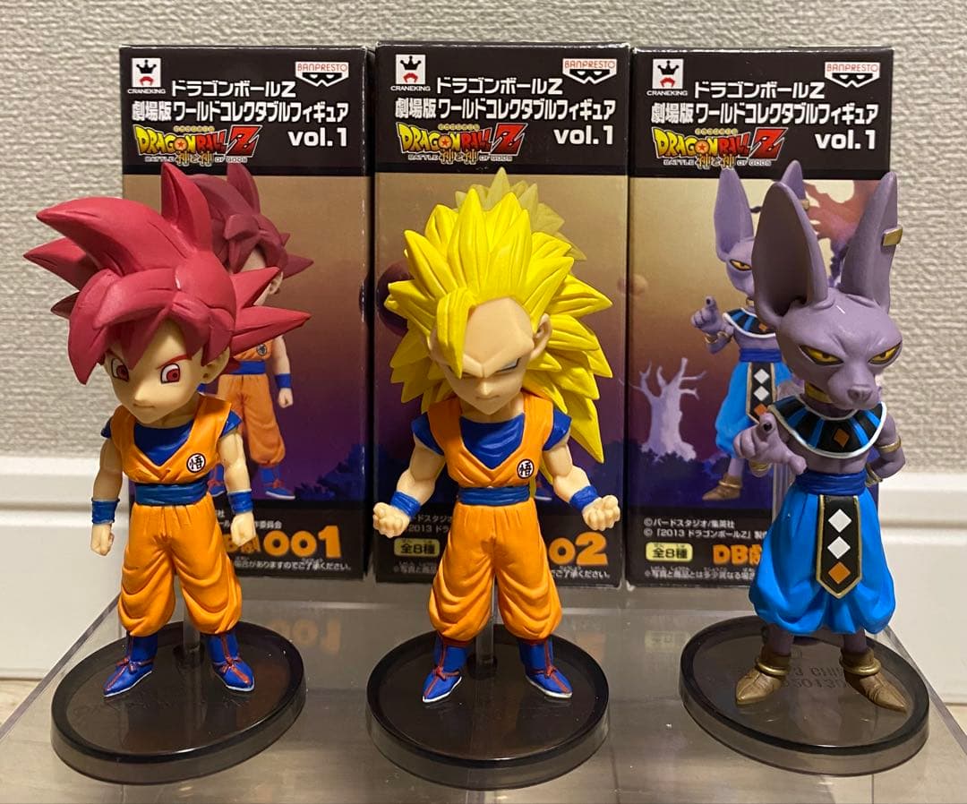 ドラゴンボールZ 劇場版 ワールドコレクタブルフィギュアvol.1 ・2・3・4