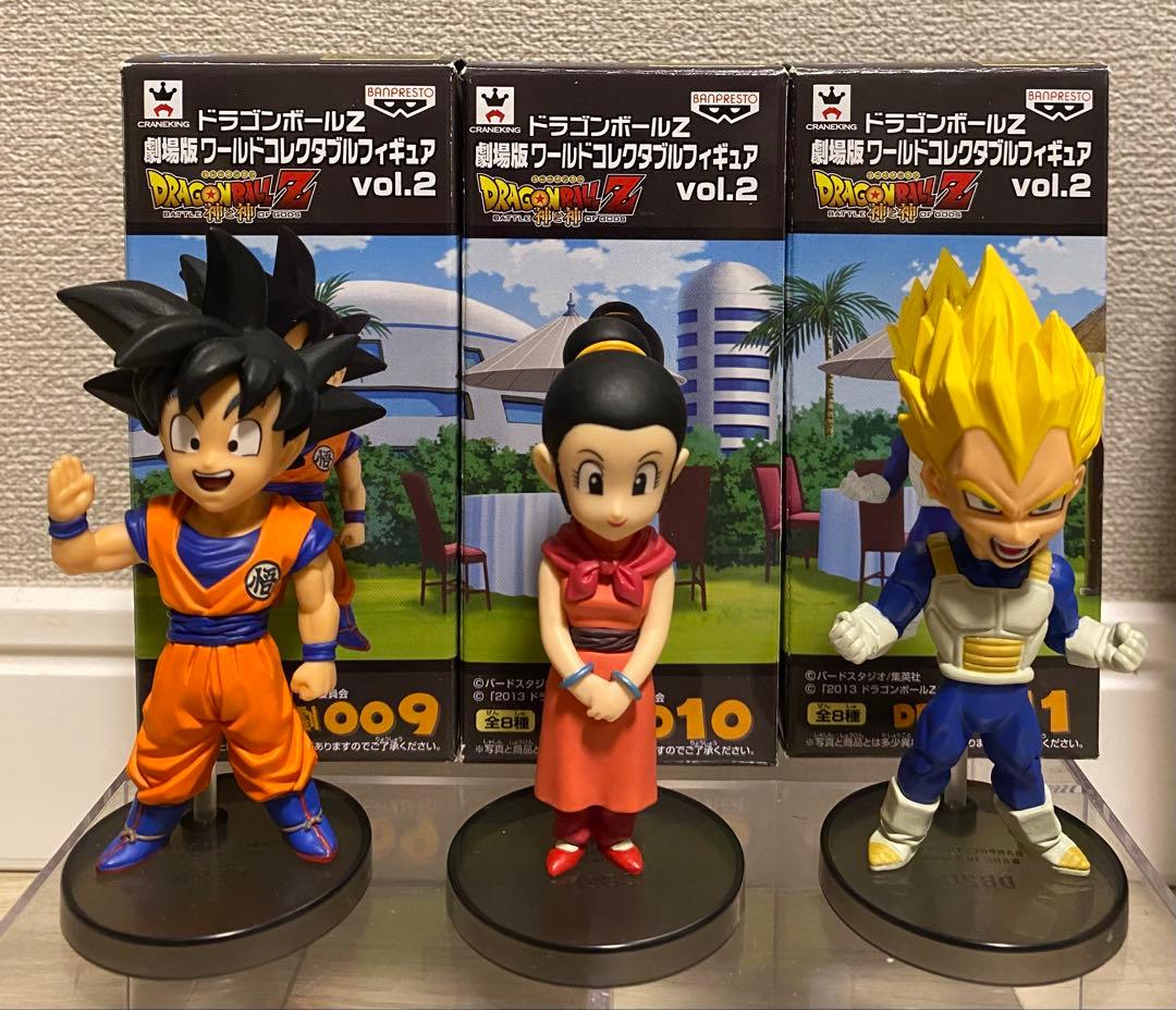 ドラゴンボールZ 劇場版 ワールドコレクタブルフィギュアvol.1 ・2・3・4