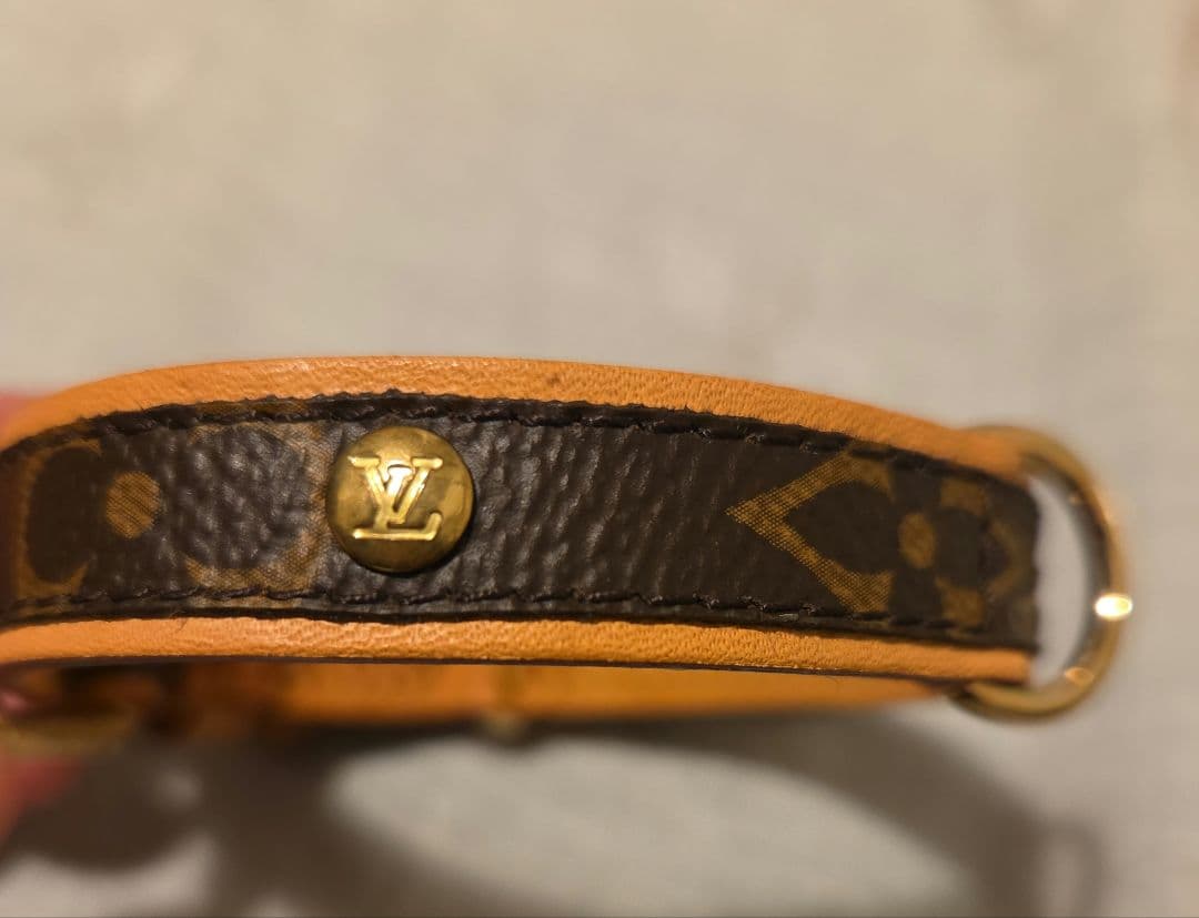 ルイヴィトン モノグラム　ペット用首輪　コリエバクスター　犬　猫