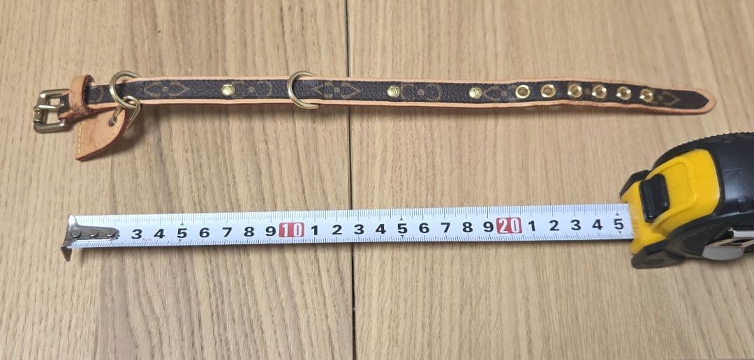 ルイヴィトン モノグラム　ペット用首輪　コリエバクスター　犬　猫