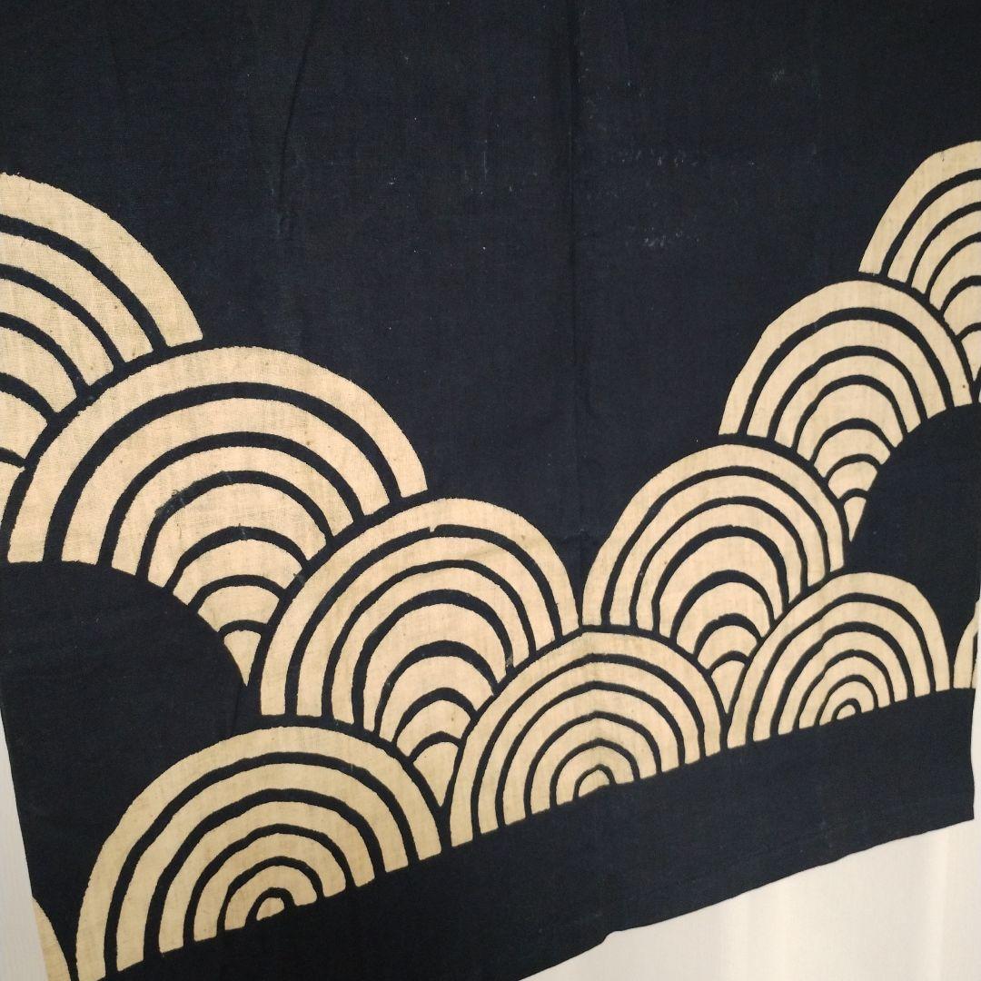 JAPAN antique アンティーク 法被 半纏 木綿 レトロ 藍染