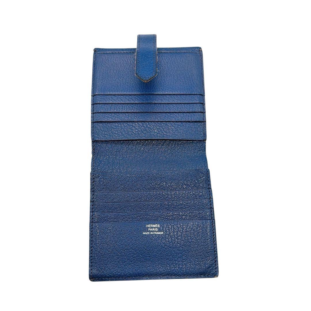 エルメス ヴォーエプソン フラップ ベアン レクトベルソ 三つ折り財布 お買い得