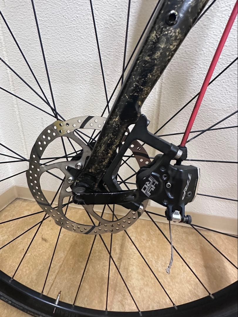 最終価格　カーボンフォーク、ディスクブレーキロードバイク