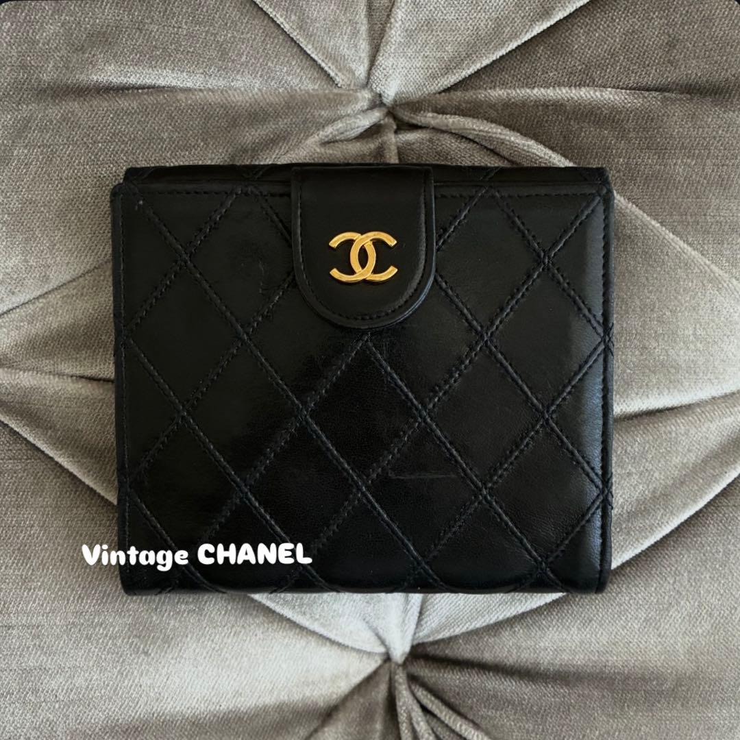 CHANEL Vintage Bicolore Wallet ʚ₍ᐢ. .ᐢ₎ɞ