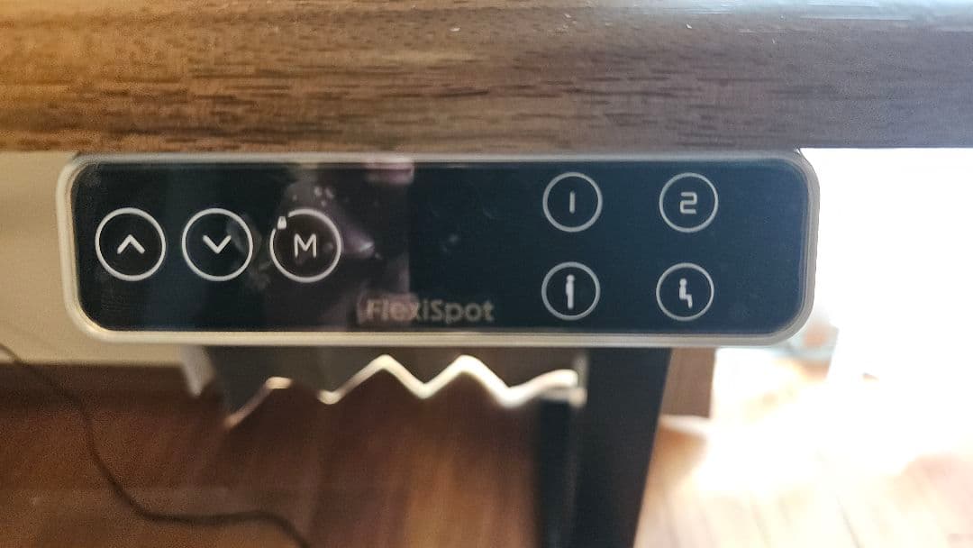 良品 FLEXISPOT E7 電動昇降デスク ウォルナット 140x70cm