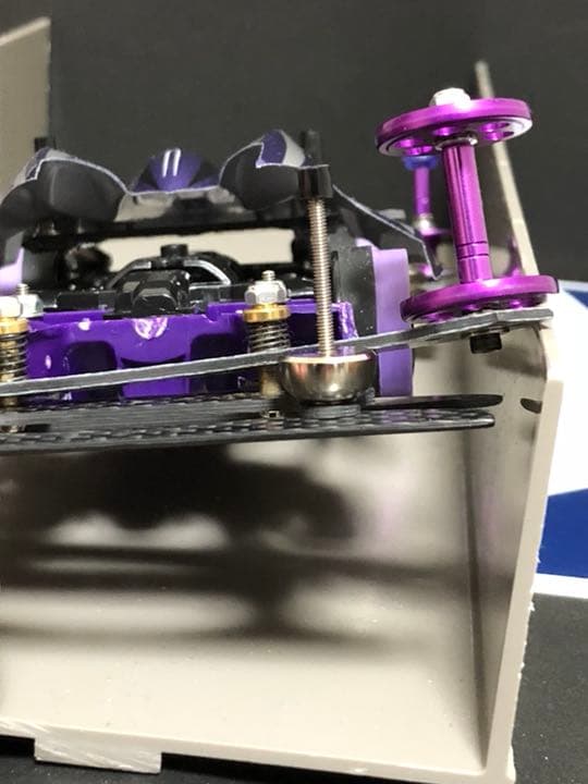 ミニ四駆 完成品 MAフルカーボン/フルカスタムマシン パープルヘイズMK-2