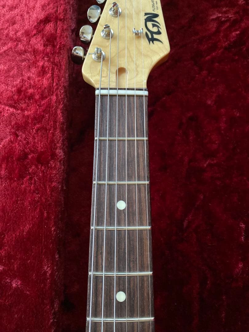 美品 FUJIGEN NTE100RAL-BK テレキャスター 日本製 ギター