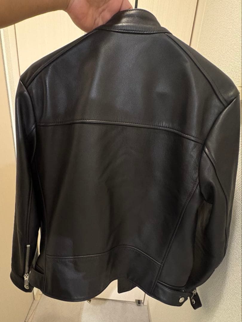 フィクサー FIXER F1 レザーライダース 黒 干場 セミダブル　46