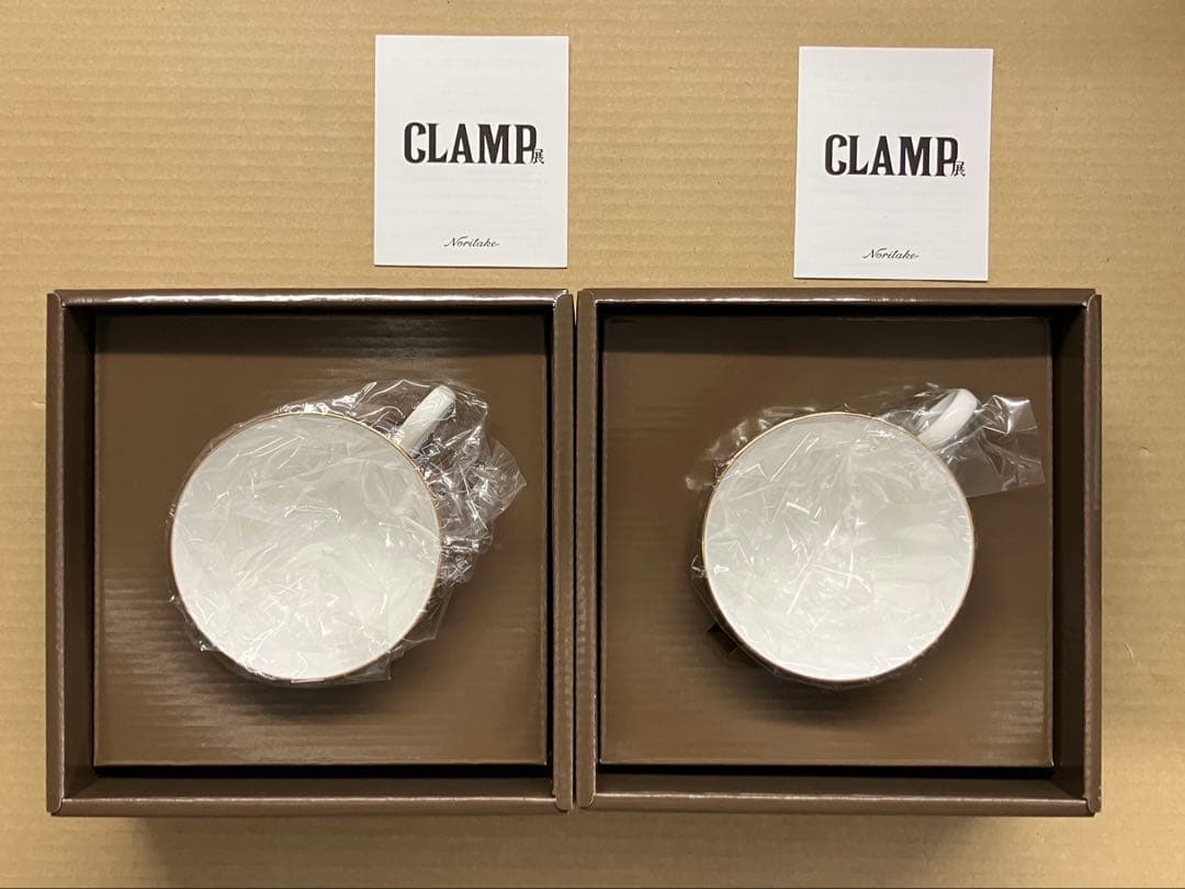 CLAMP展　ノリタケ ティーカップ＆ソーサー／聖伝-RG VEDA- 2種