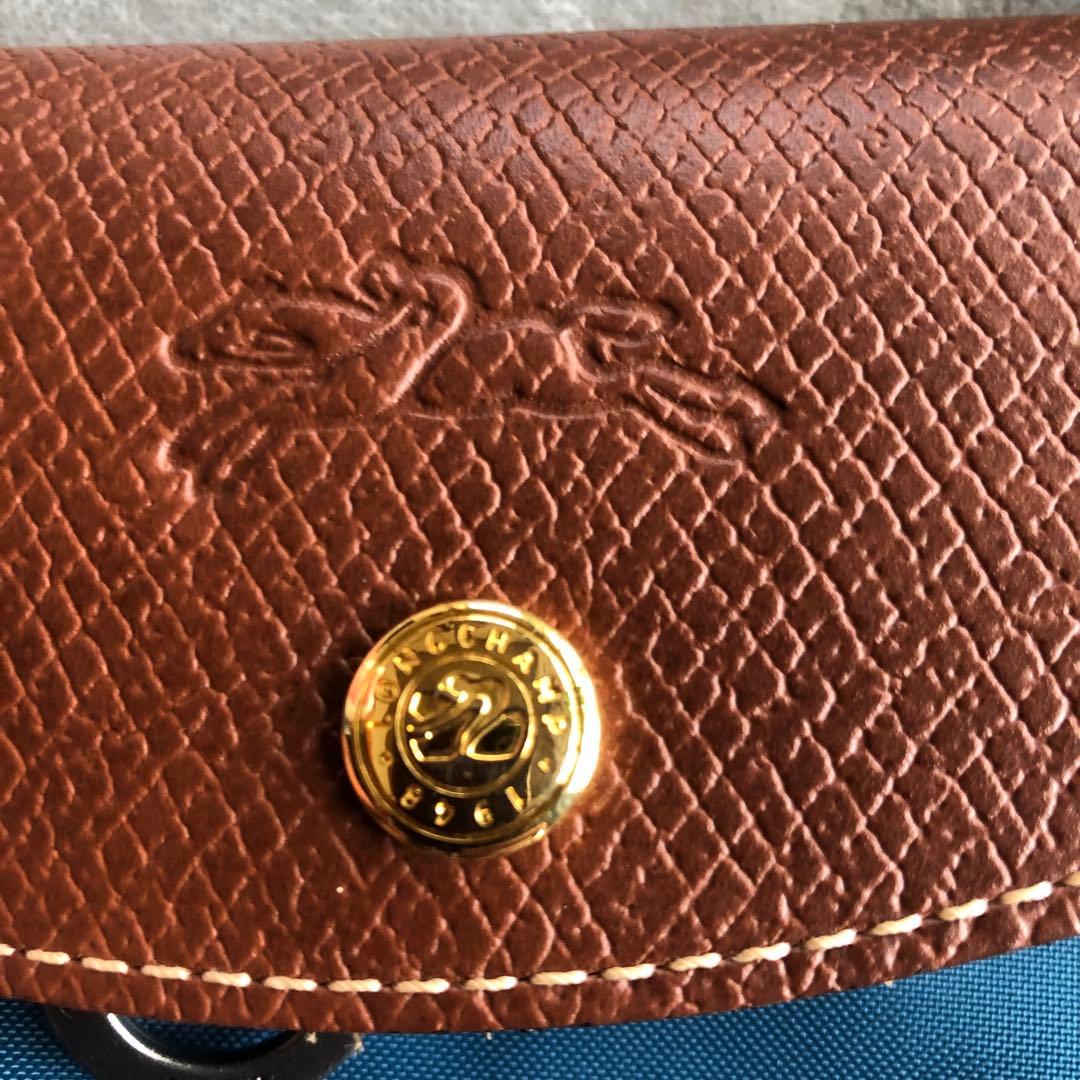 き*ら様 Longchamp トートバッグ 青