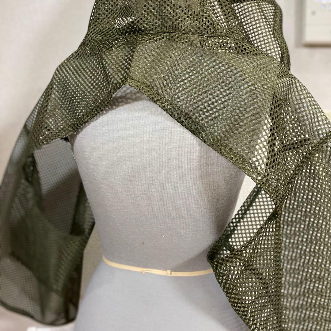 【翌日発送】J3モスグリーン メッシュ 袖あり ハーフギリー