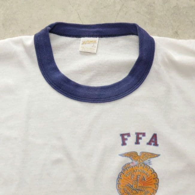70s USA製 FFA リンガーTシャツ sportswear
