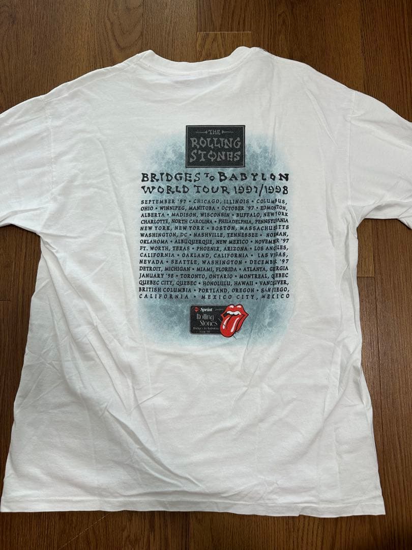 90's ローリングストーンズ　Bridge To Babylon Tシャツ