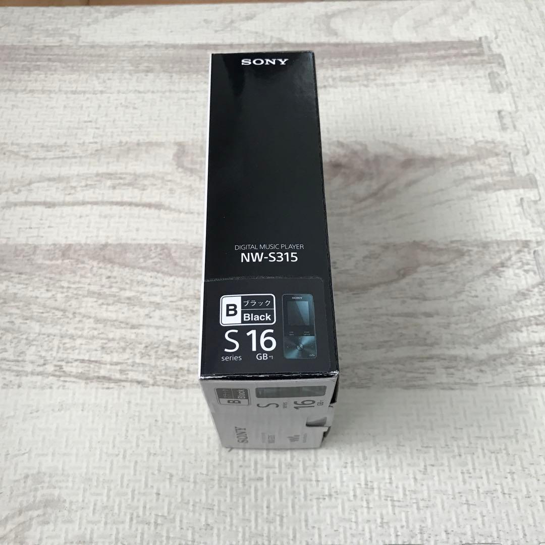 【ほぼ新品・美品】SONY ウォークマン 16GB ブラック NW-S315 B