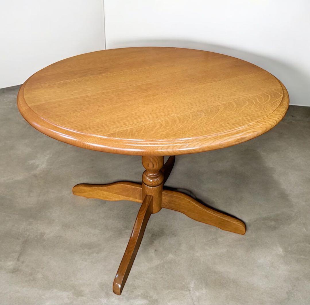 かえるHR766 柏木工　ラウンドテーブル　丸テーブル　ダイニングテーブル