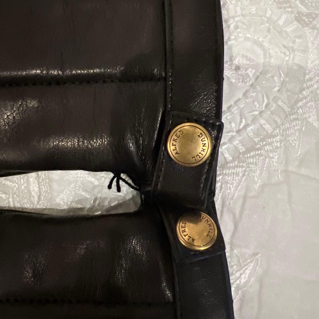 未使用　dunhill 超高級レザー手袋 Made in Italy 9.5