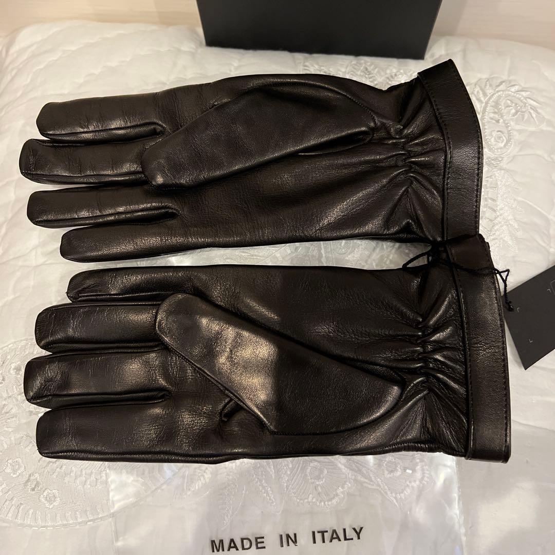 未使用　dunhill 超高級レザー手袋 Made in Italy 9.5