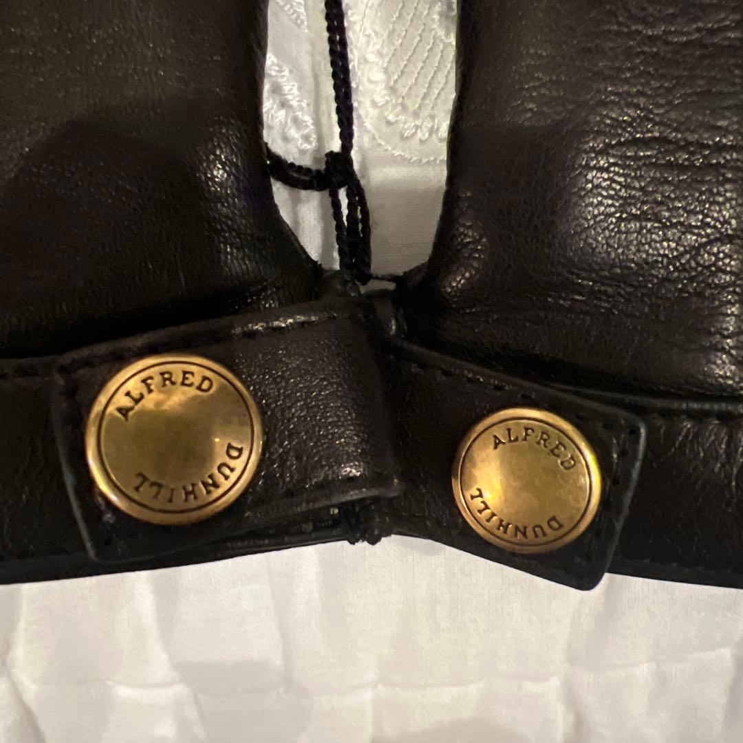 未使用　dunhill 超高級レザー手袋 Made in Italy 9.5