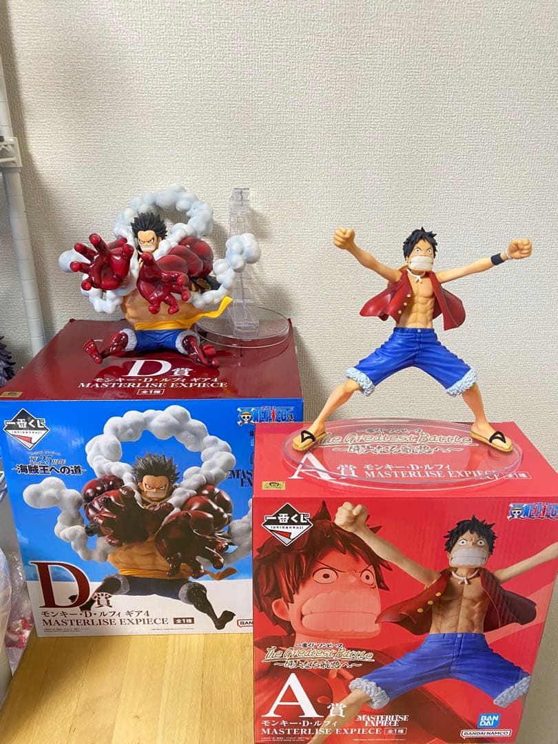 【2体】一番くじ ルフィ MASTERLISE EXPIECE｜ギア4・箱あり