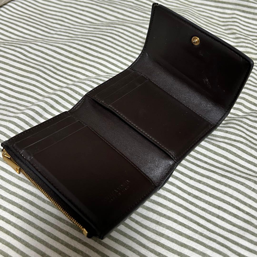 ボッテガ　カセット　財布　ブラウン