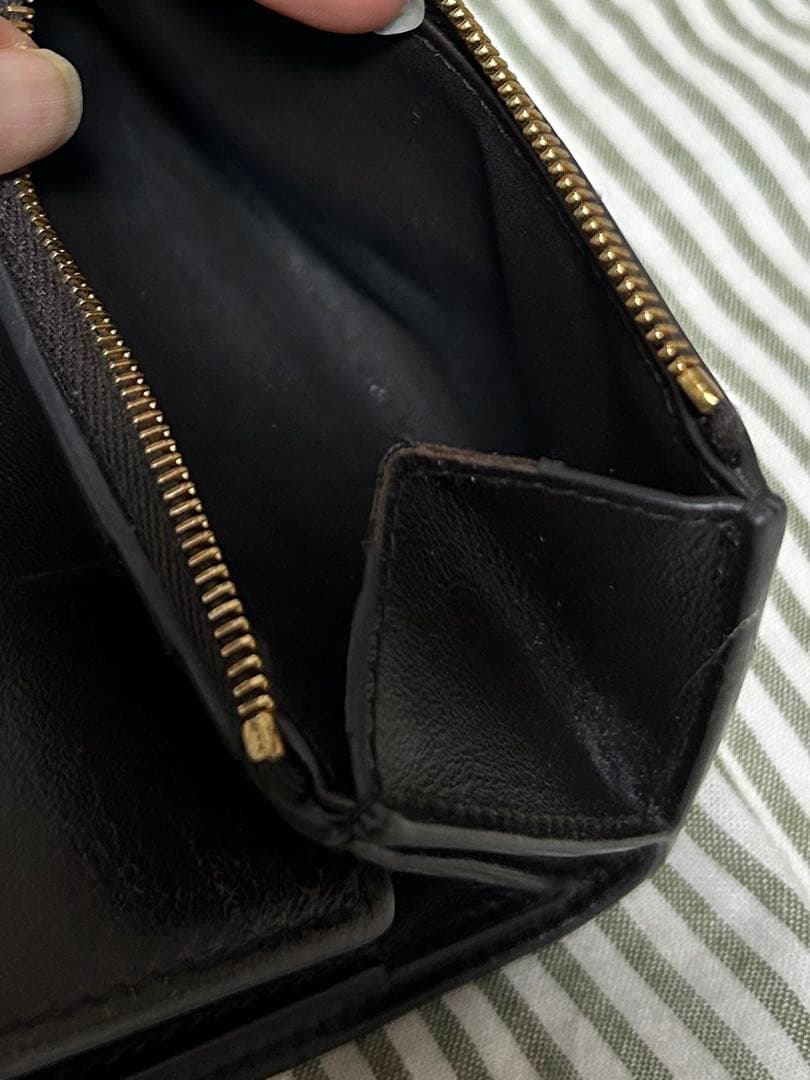 ボッテガ　カセット　財布　ブラウン