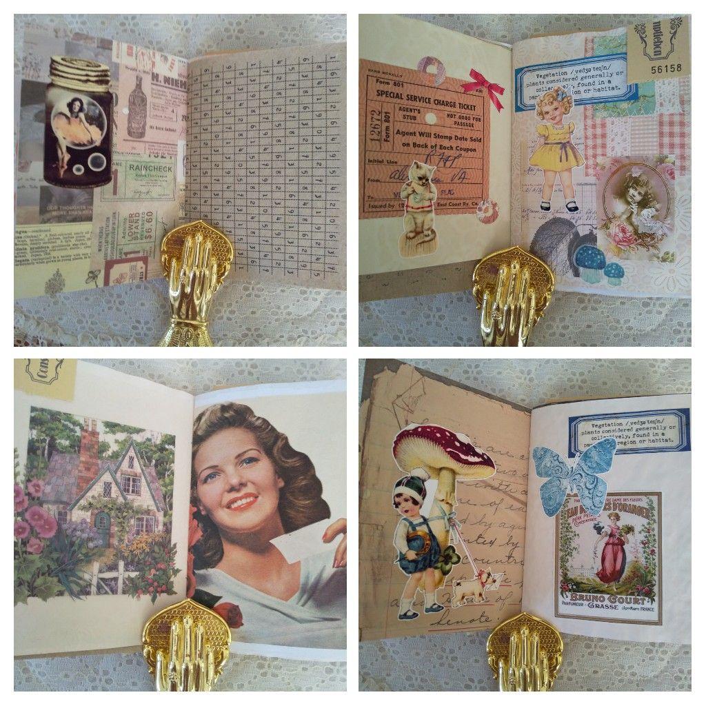 ジャンクジャーナル　ビンテージフラワー