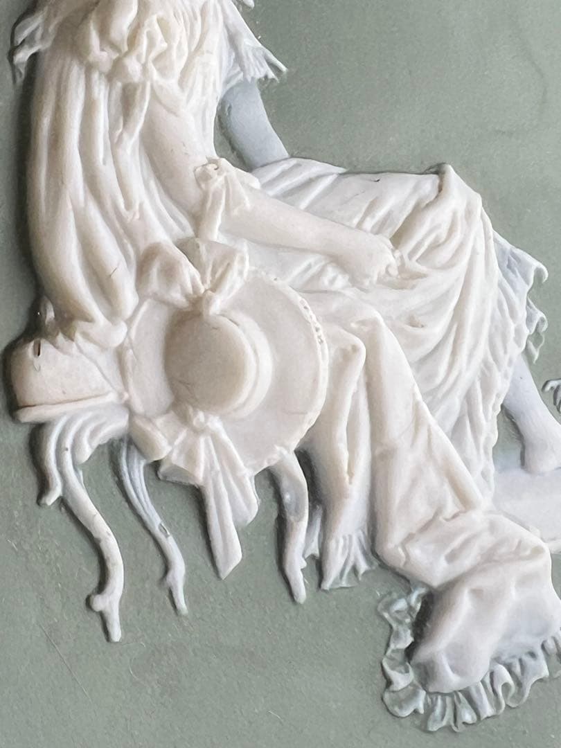 英国　パテ・シュール・パテ　女神、天使文額　東Y7-1218☆1Fトトサ