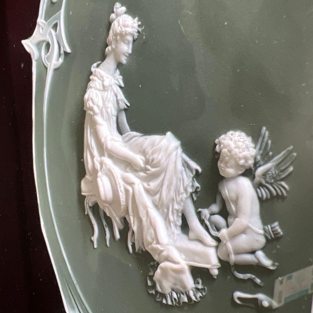 英国　パテ・シュール・パテ　女神、天使文額　東Y7-1218☆1Fトトサ