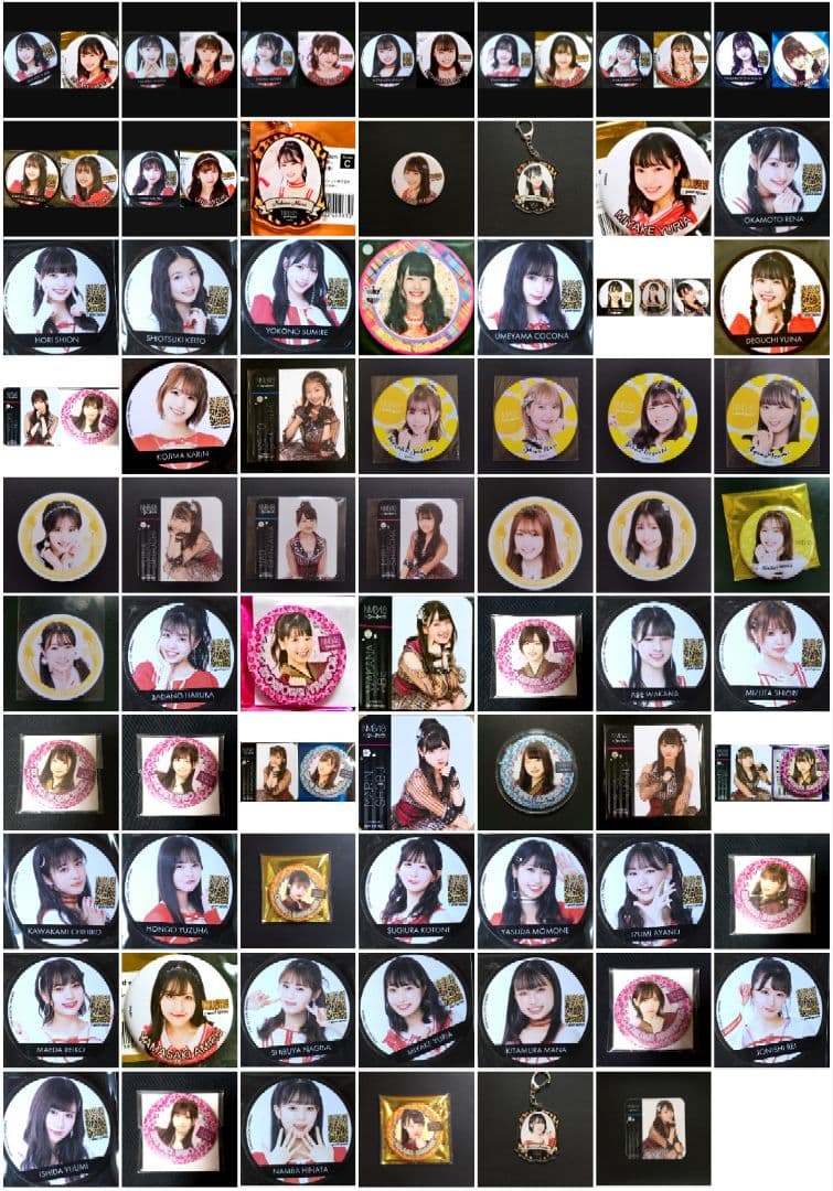 NMB48 缶バッジ トレカ シール アクスタ コースター 等グッズ セット