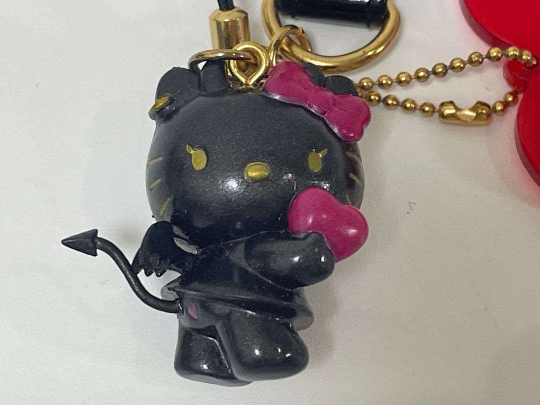 Hello Kittyハローキティ 天使 悪魔 ハート型 ストラップ2008年