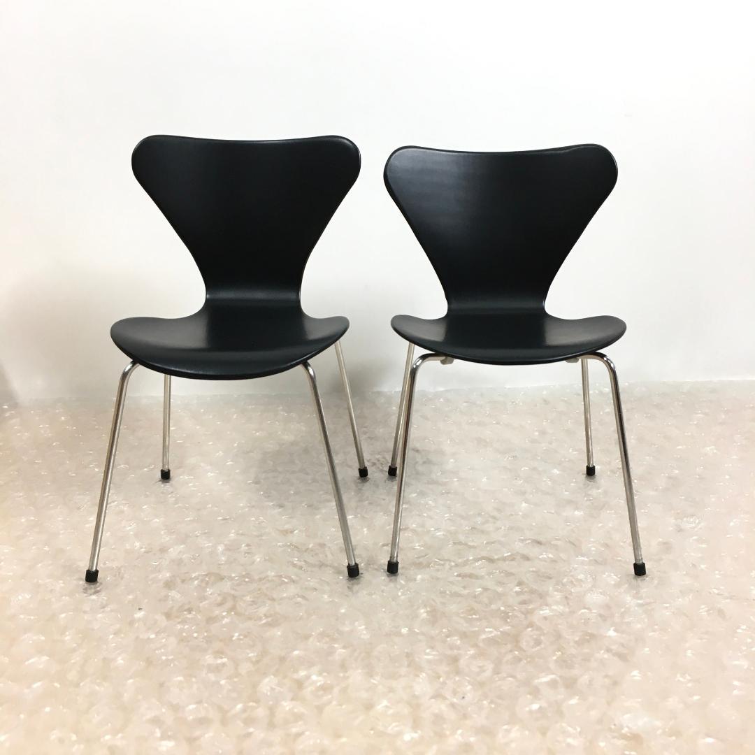 ○[美品] デンマーク 1:6Design社 アルネ・ヤコブセン セブンチェア