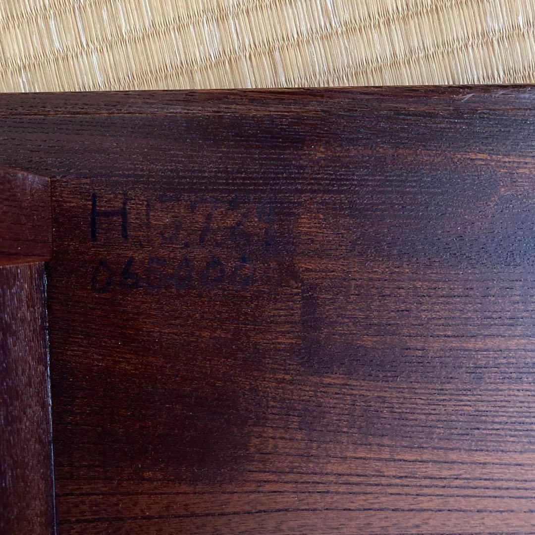 アンティーク家具 木製和風座卓　長方形　ダークブラウン