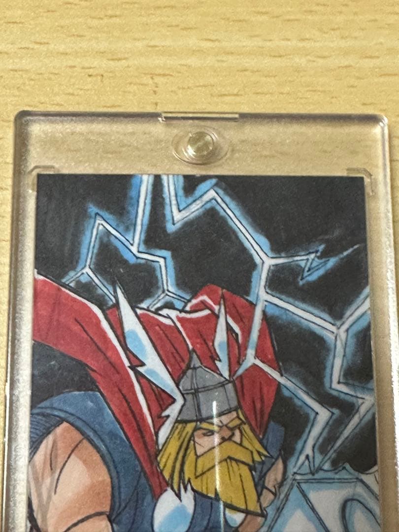 世界1枚だけ！1of1 手書き　マーベル　ソー