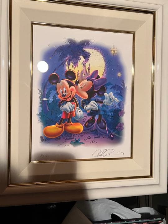 ディズニー ラッセンコラボ版画 世界限定品100 証明書あり